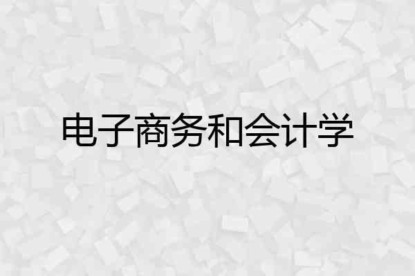 电子商务和会计学