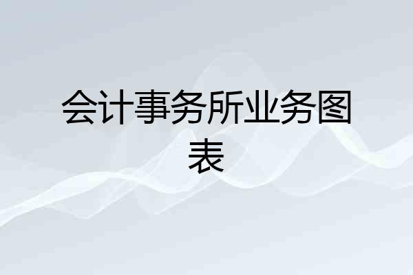 会计事务所业务图表