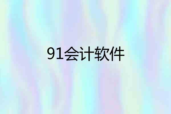 91会计软件