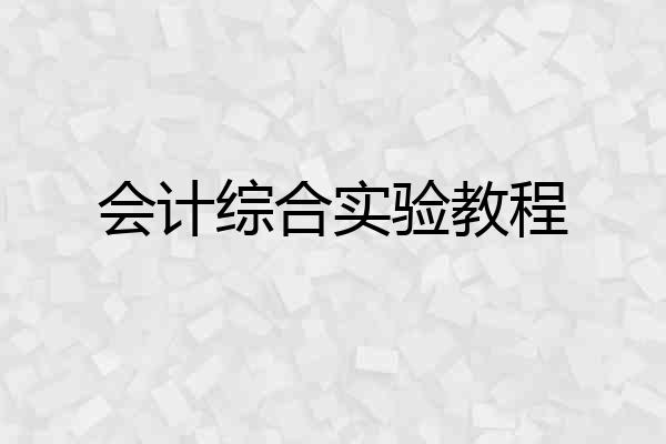 会计综合实验教程