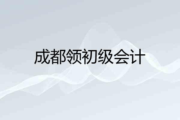 成都领初级会计