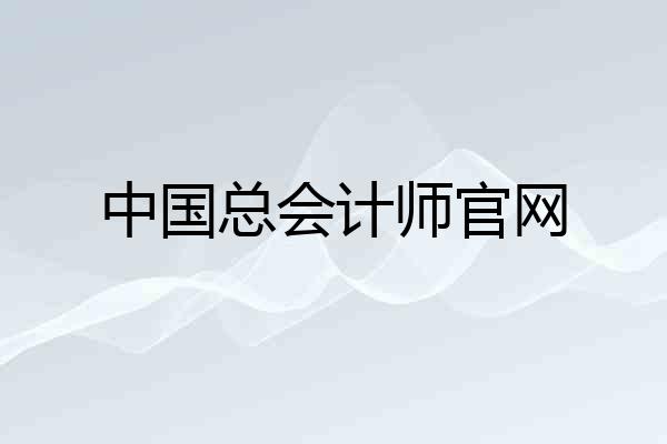 中国总会计师官网