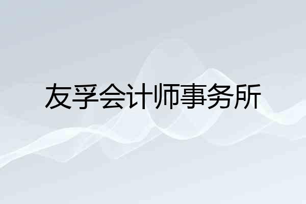 友孚会计师事务所