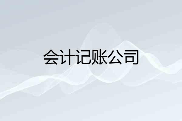 会计记账公司