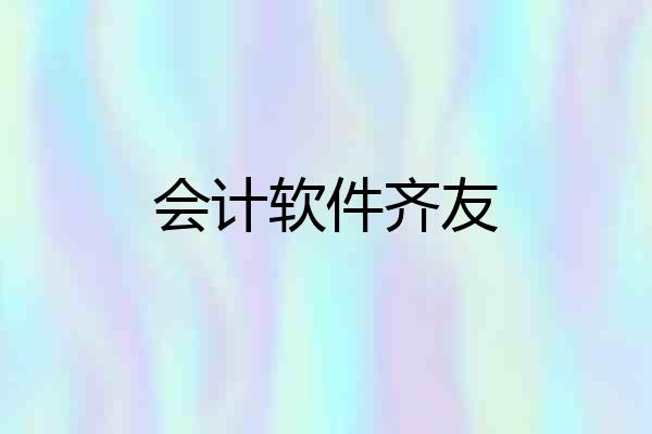 会计软件齐友