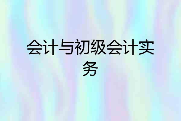 会计与初级会计实务