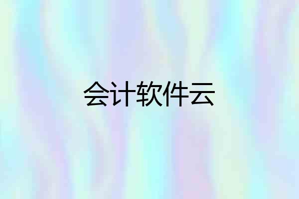 会计软件云