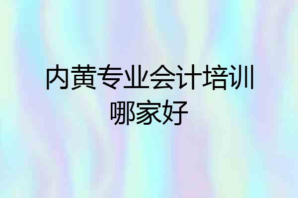 内黄专业会计培训哪家好