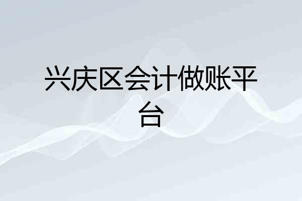 兴庆区会计做账平台