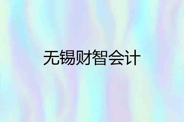 无锡财智会计