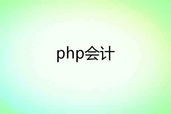 php会计