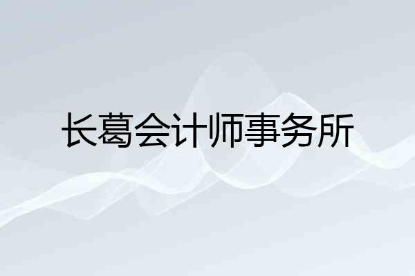 长葛会计师事务所