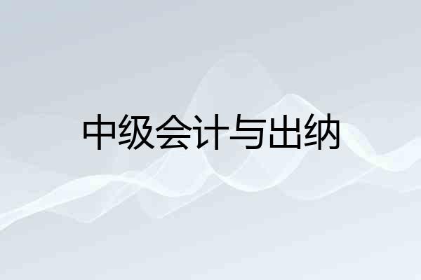 中级会计与出纳