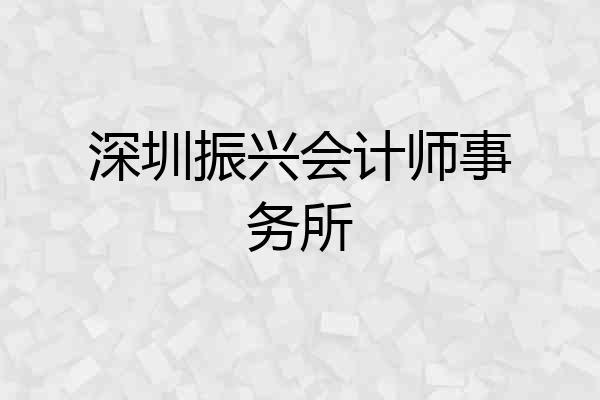 深圳振兴会计师事务所