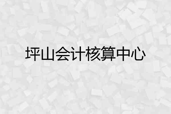 坪山会计核算中心