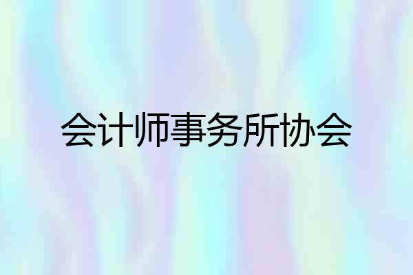 会计师事务所协会