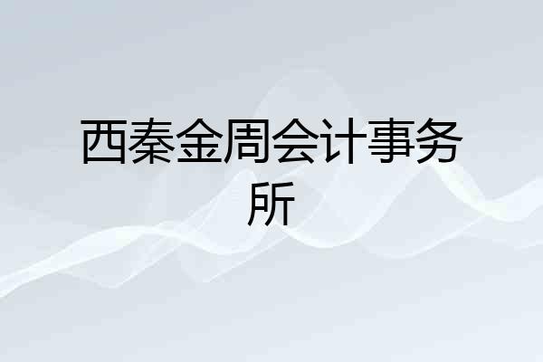 西秦金周会计事务所