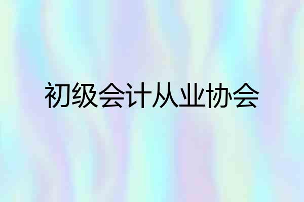 初级会计从业协会