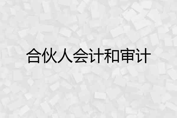 合伙人会计和审计