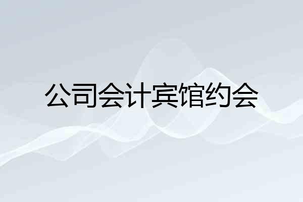 公司会计宾馆约会