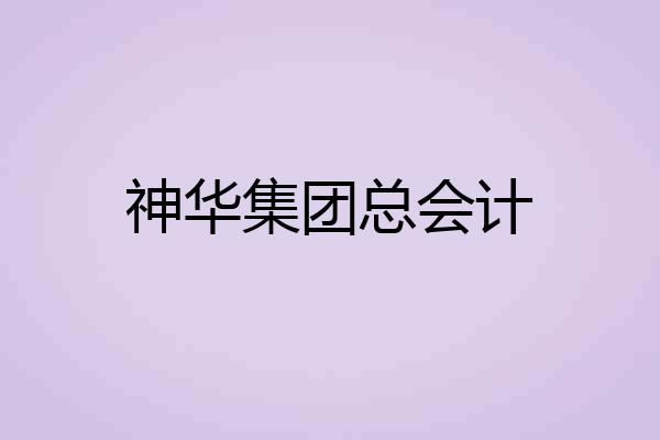 神华集团总会计