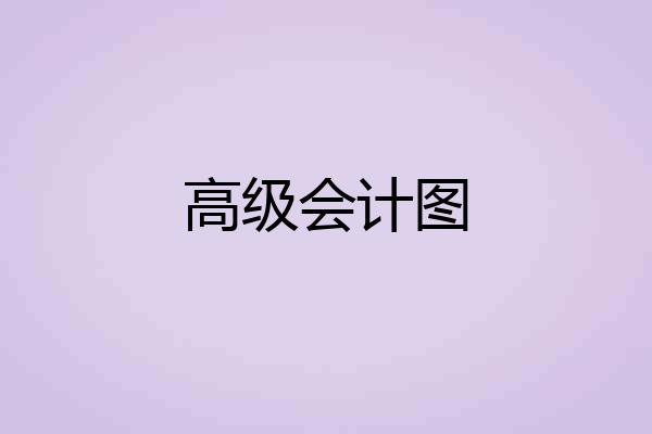 高级会计图