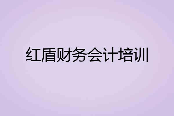 红盾财务会计培训