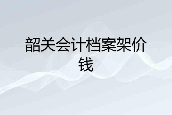 韶关会计档案架价钱