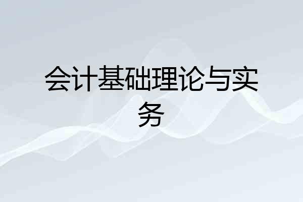 会计基础理论与实务