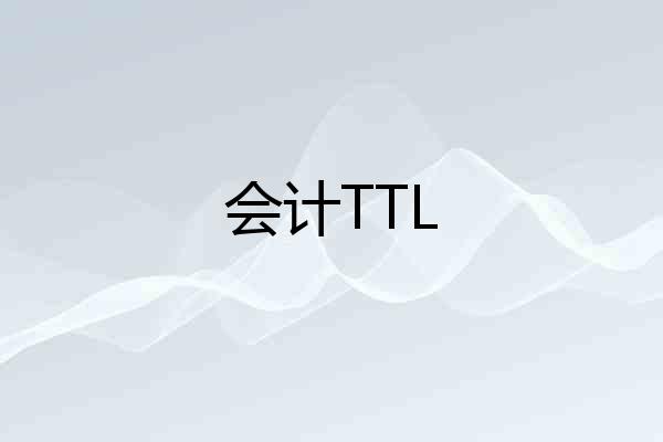 会计TTL