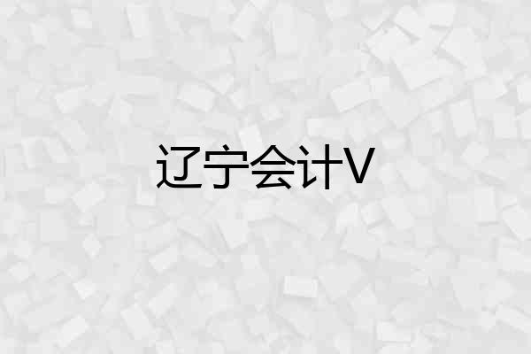 辽宁会计V