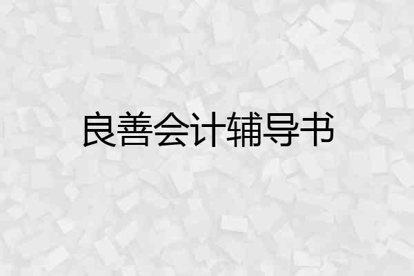 良善会计辅导书