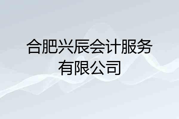 合肥兴辰会计服务有限公司