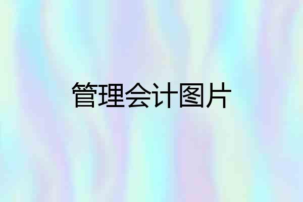 管理会计图片
