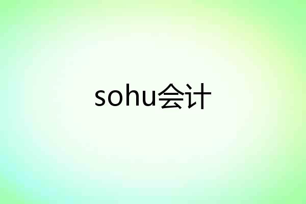 sohu会计