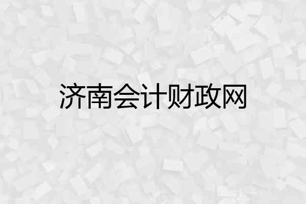 济南会计财政网