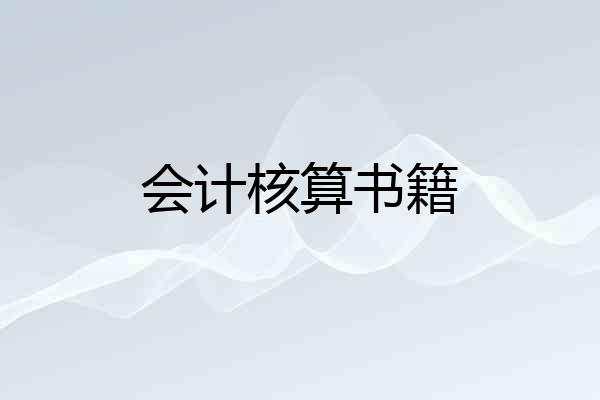 会计核算书籍