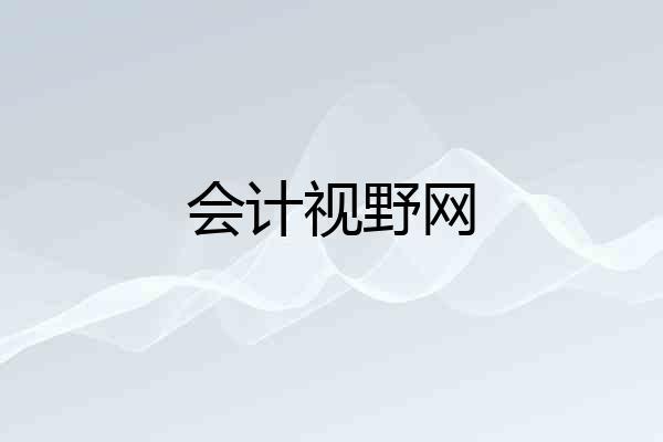 会计视野网