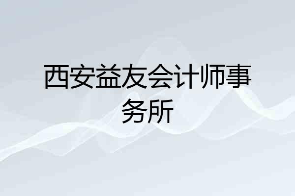西安益友会计师事务所