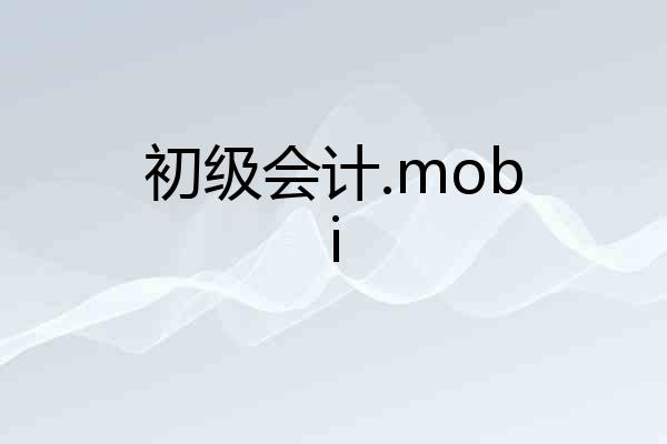 初级会计.mobi
