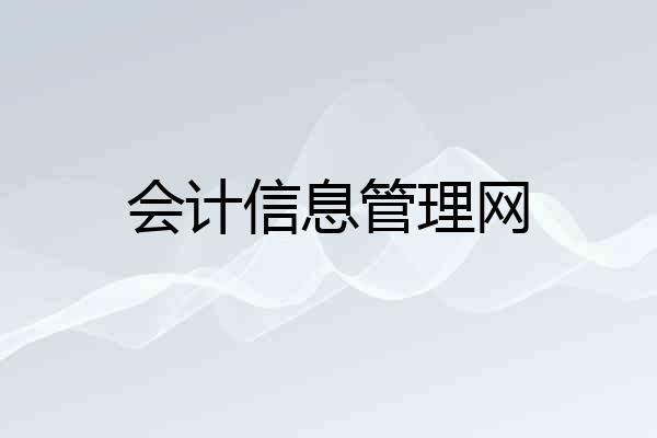 会计信息管理网