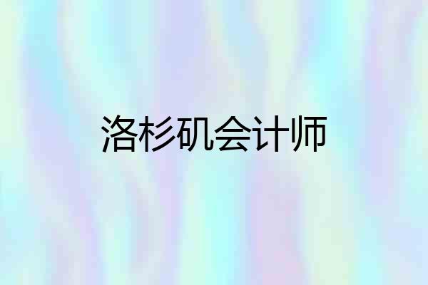 洛杉矶会计师