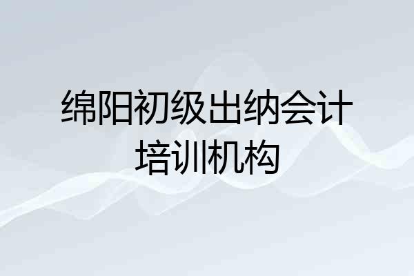 绵阳初级出纳会计培训机构