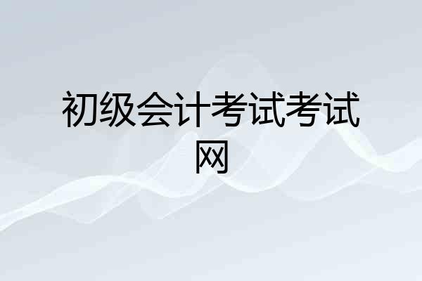 初级会计考试考试网