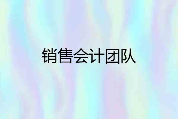 销售会计团队