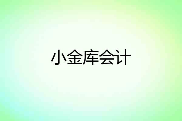 小金库会计