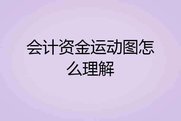 会计资金运动图怎么理解