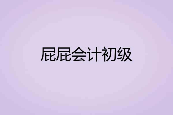 屁屁会计初级