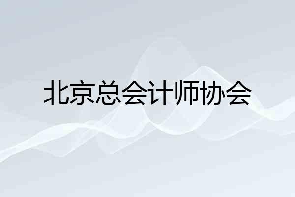 北京总会计师协会