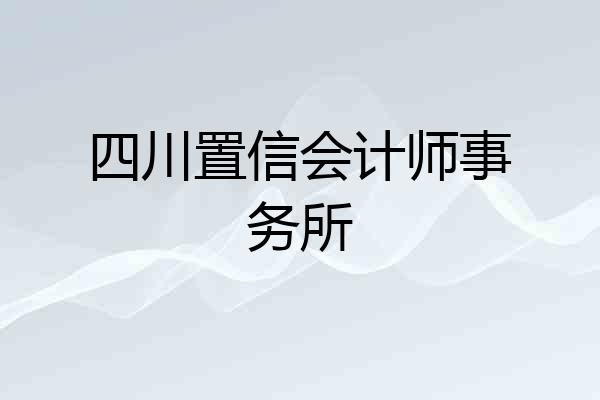 四川置信会计师事务所